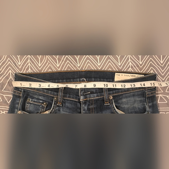 Rag & Bone The Dre Lowrise Slim Jeans Size 26 - Picture 9 of 9